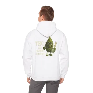 Hoodie 063 Person 4 Back White